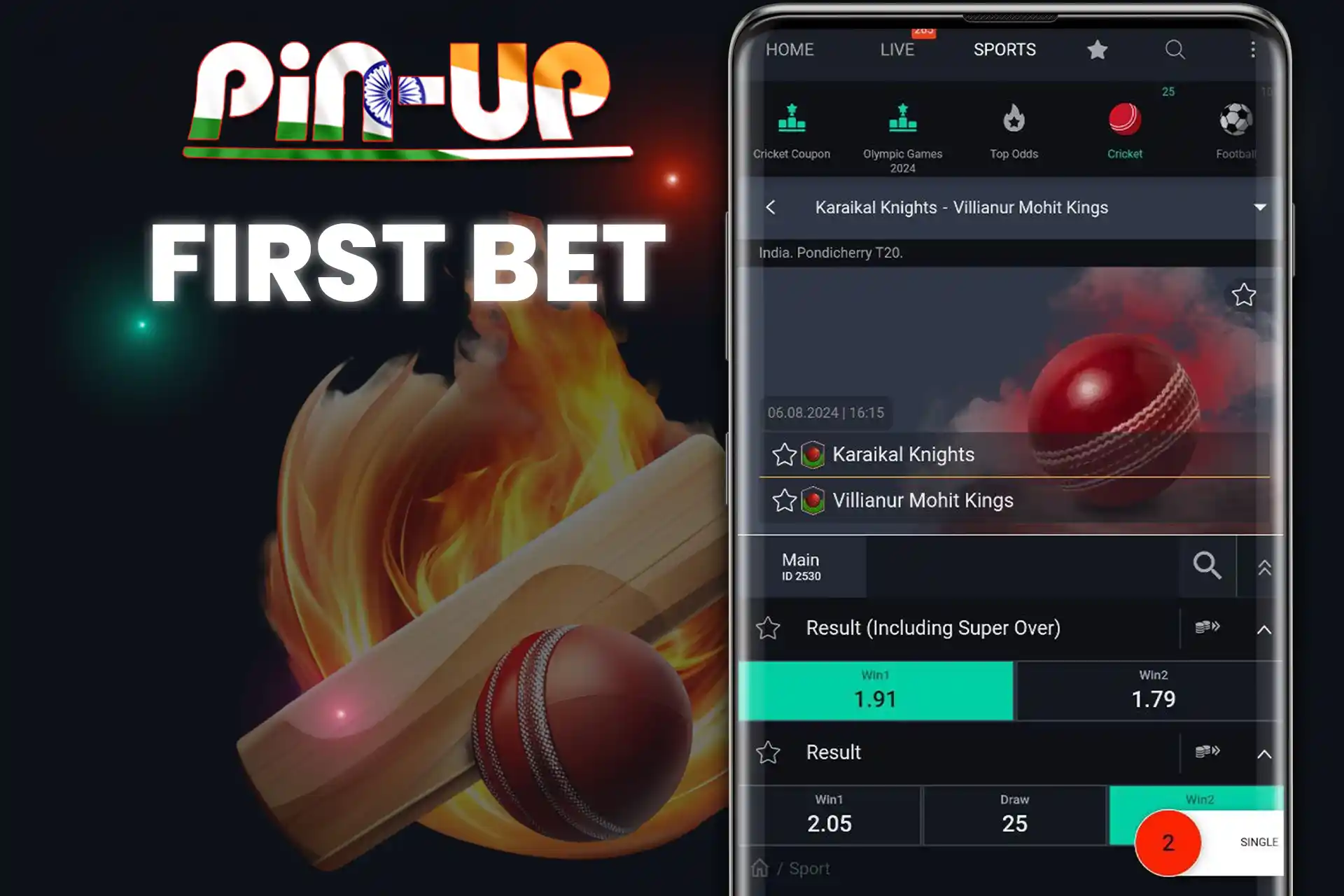 Place your first bet