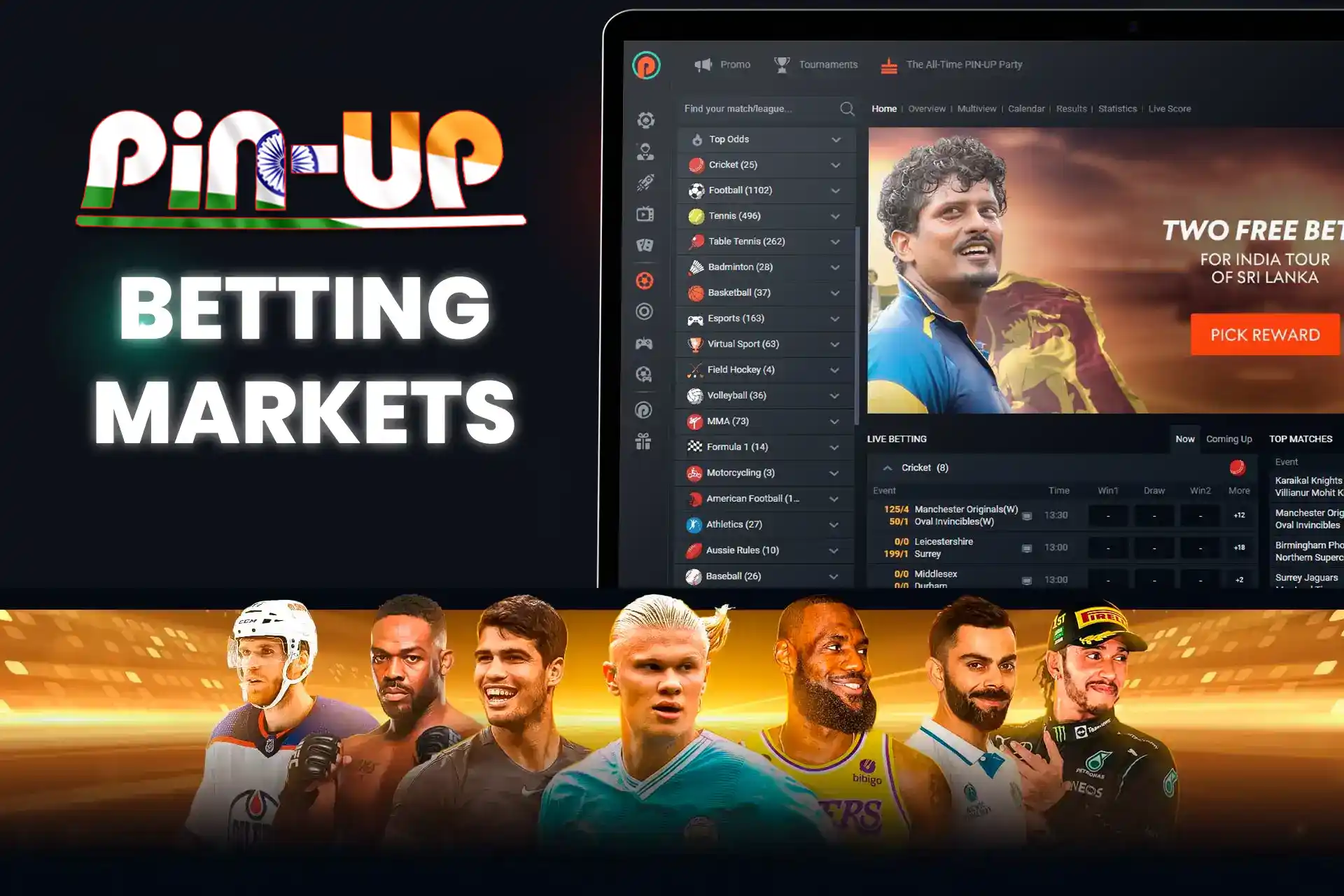 Explore a variety of sports tournaments for sports betting
