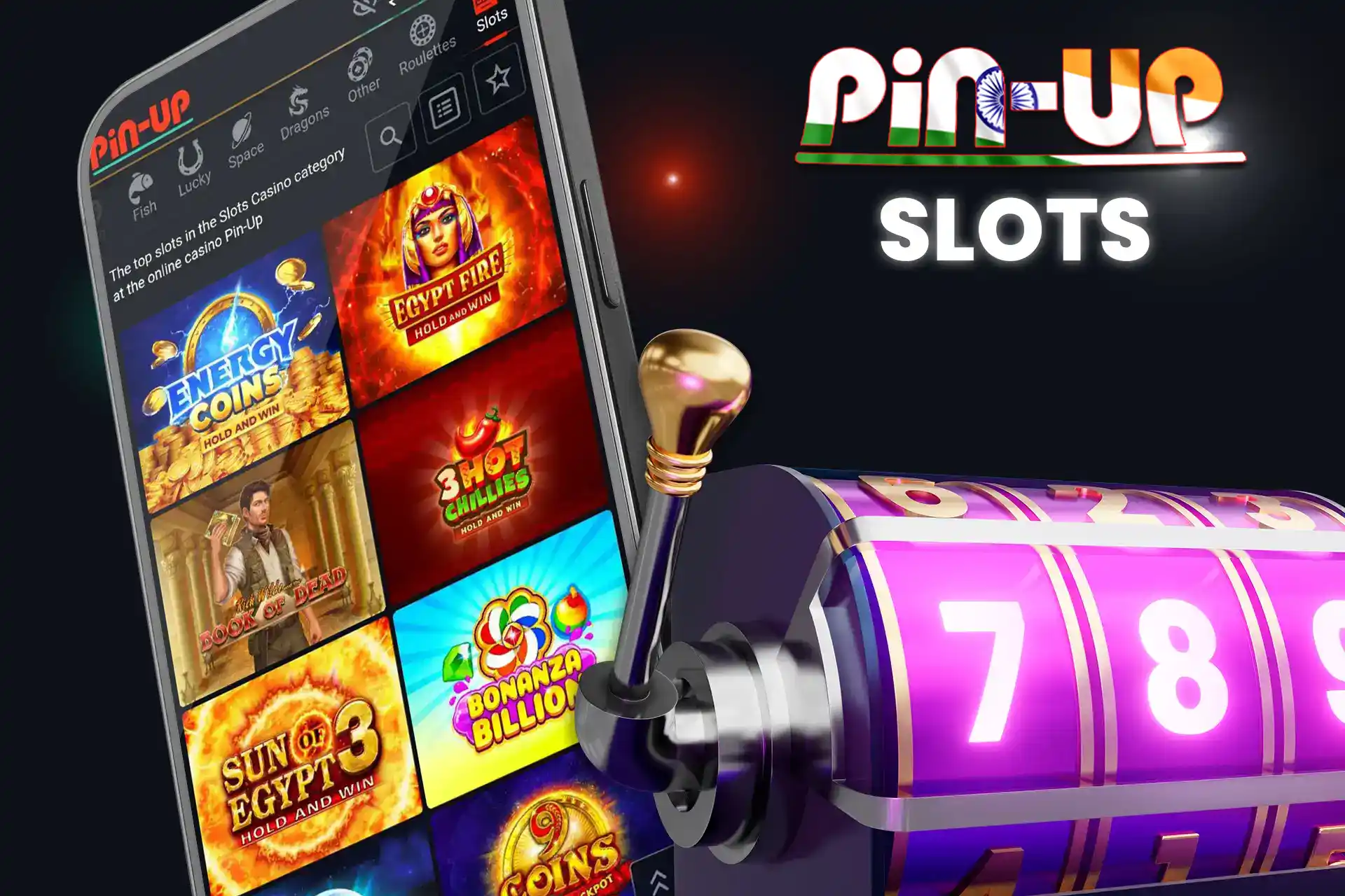 Large selection of top casino slots