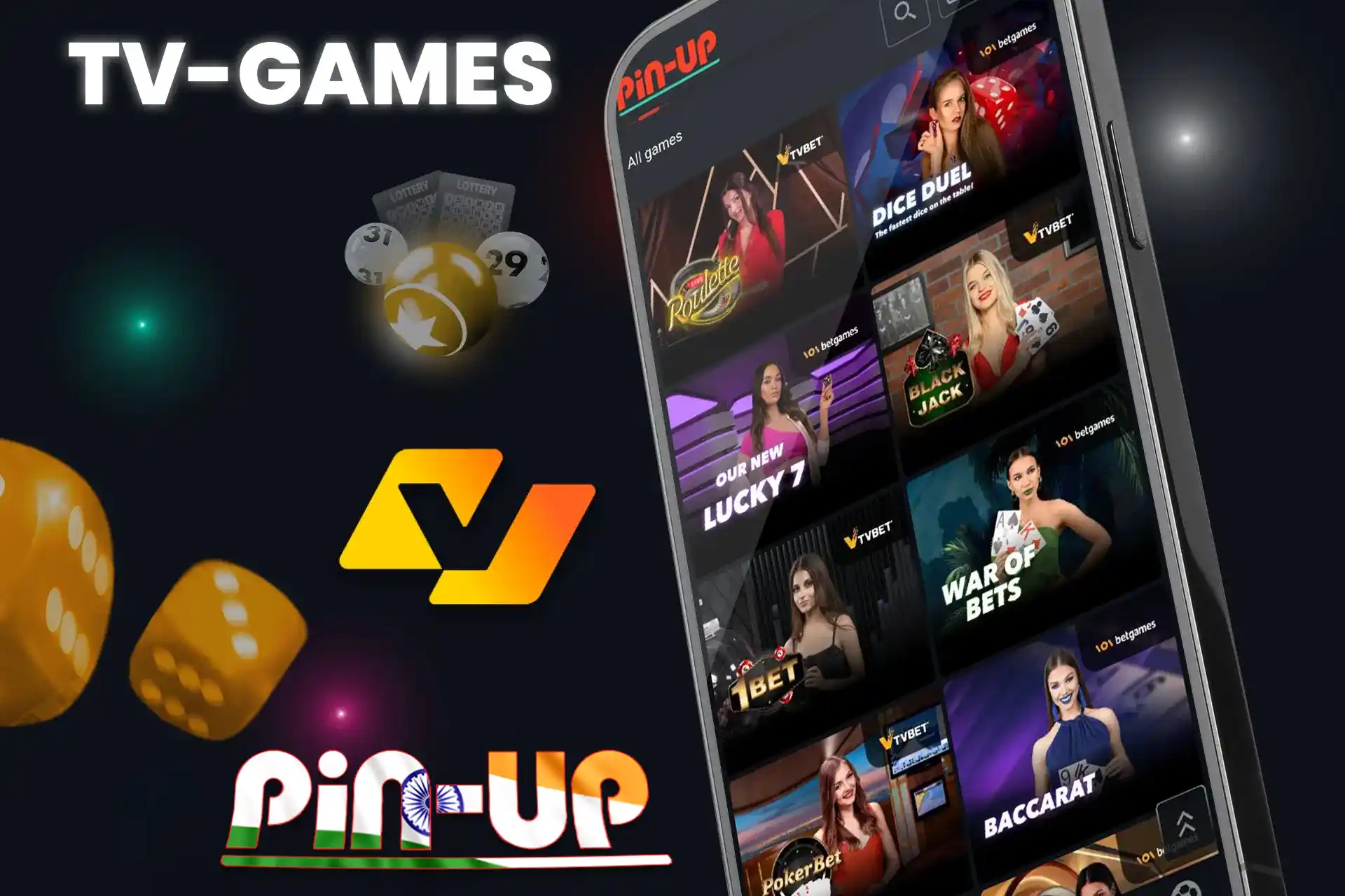 Large selection of TV games