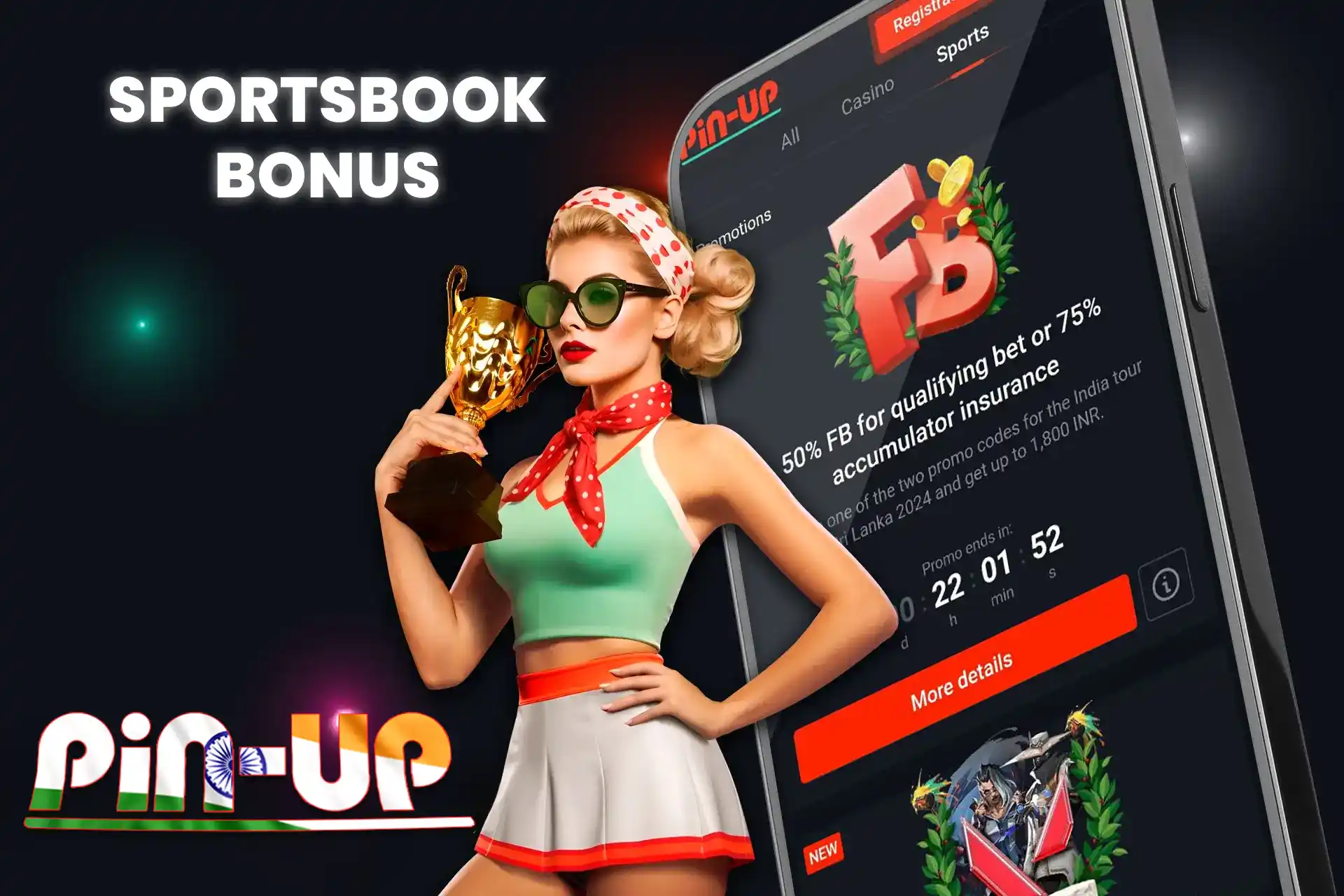 Check out the amazing sports welcome bonus
